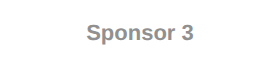 Sponsor 3 Logo Sponsor 3 Logo
